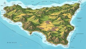 Découvrir la Sicile grâce à une carte détaillée