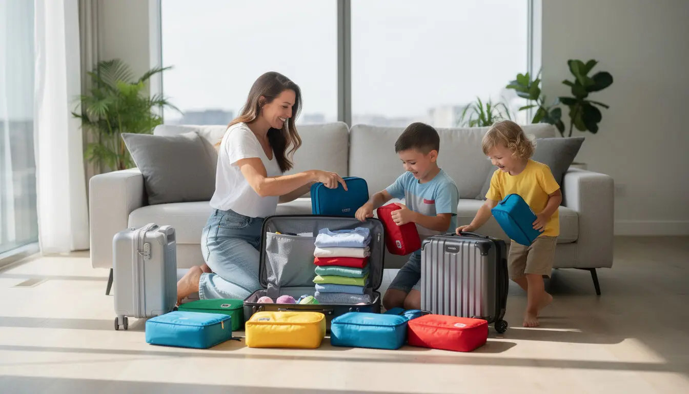 Découvrez 10 astuces incontournables pour voyager léger avec des enfants et profiter pleinement de votre voyage en famille sans stress.