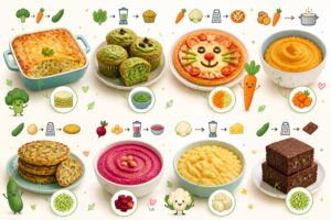 Légumes camouflés : 8 recettes malicieuses pour les faire manger à vos enfants sans caprice