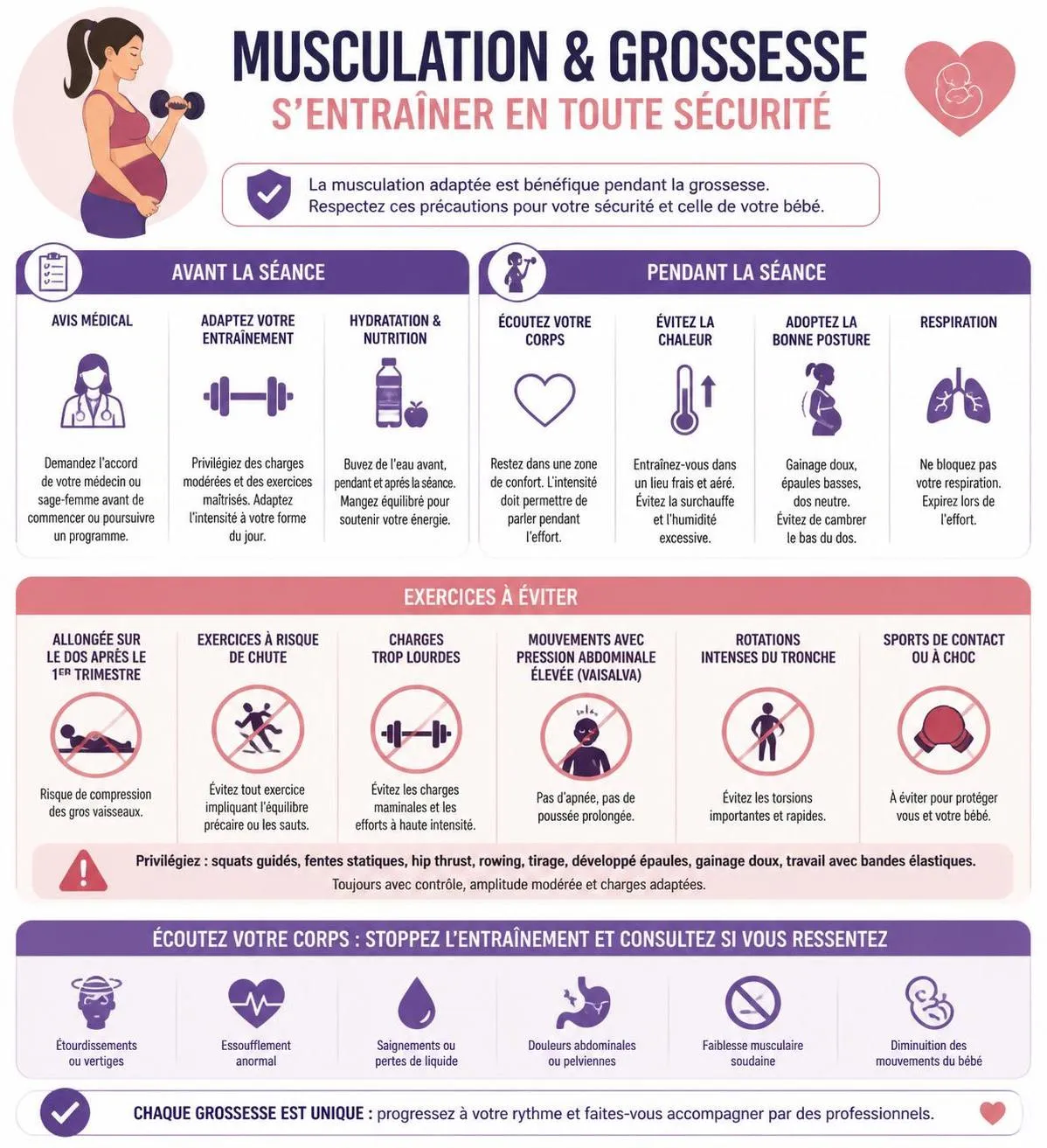 découvrez les conseils d'experts sur la musculation pendant la grossesse, ses bienfaits et les précautions à prendre pour un entraînement sûr et adapté.