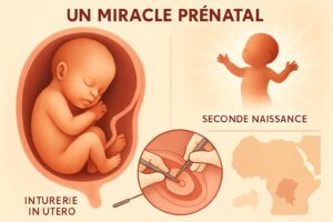Un miracle prénatal : ce bébé “né deux fois” sauvé grâce à une intervention chirurgicale spectaculaire in utero