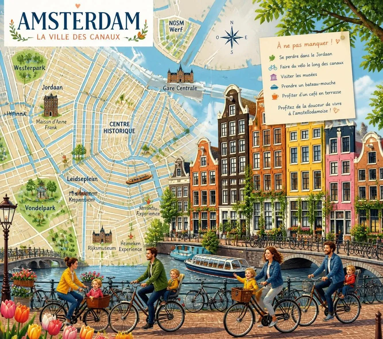 découvrez amsterdam en famille : activités, lieux à visiter et conseils pour profiter pleinement de la ville avec des enfants.