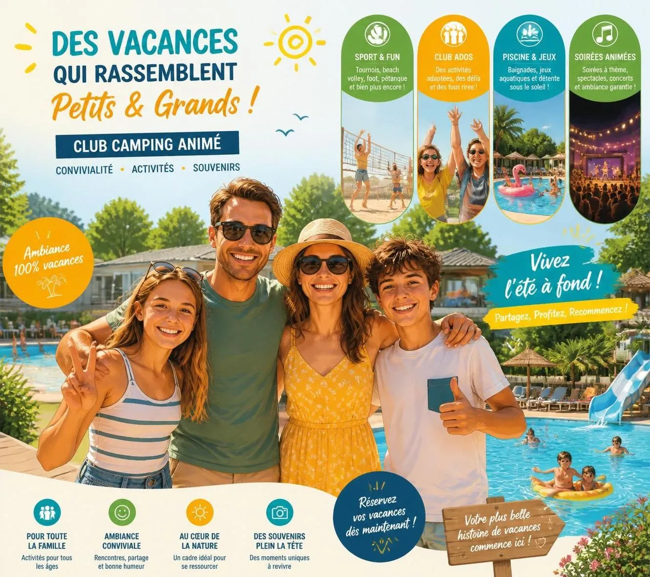 découvrez nos conseils pour réussir vos vacances en camping avec des ados en trouvant le compromis idéal entre détente et activités adaptées à tous.
