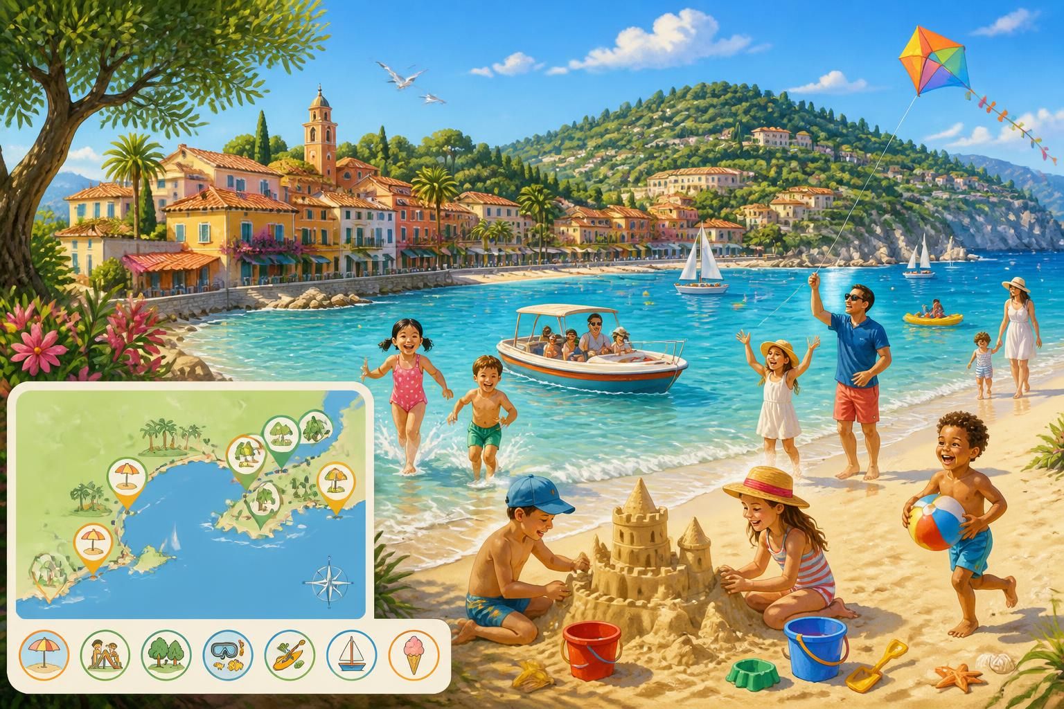CĂŽte d’Azur avec des enfants : plages, activitĂ©s et bons plans pour les familles