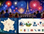 Feux d&rsquo;artifice du 14 juillet 2026 : les plus beaux spectacles en France et comment s&rsquo;organiser en famille
