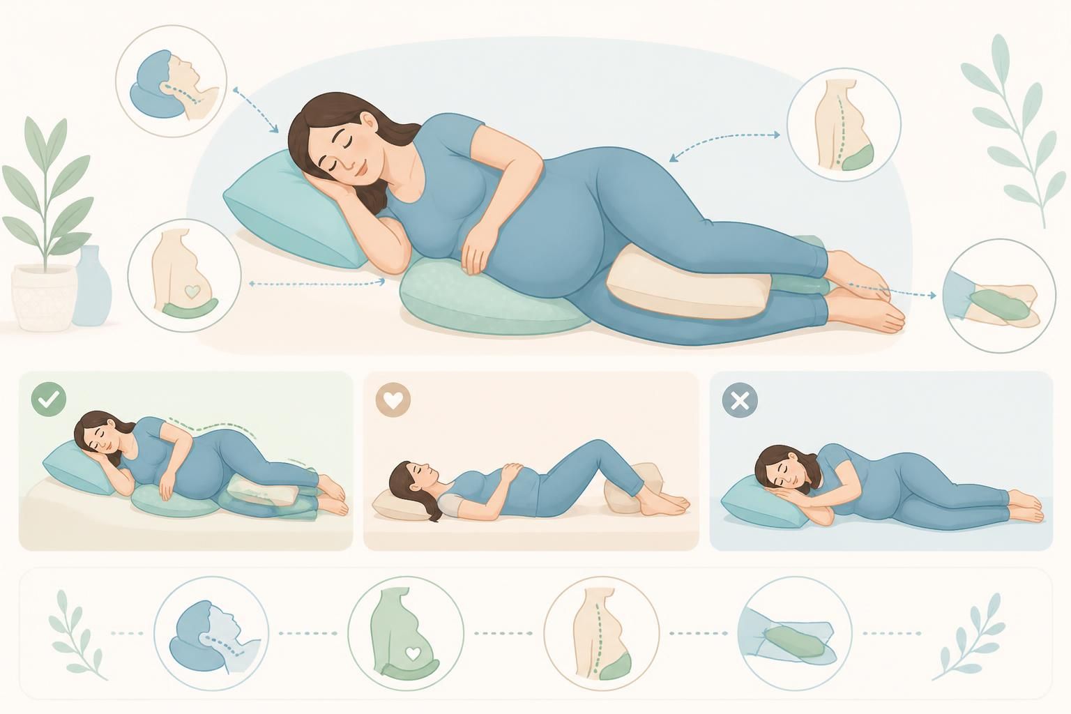 découvrez les meilleures positions pour dormir confortablement pendant la grossesse et améliorer votre sommeil tout en assurant votre bien-être et celui de votre bébé.