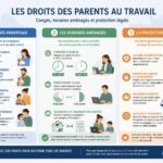découvrez les droits des parents au travail, incluant les congés parentaux, les horaires aménagés et les protections légales pour concilier vie professionnelle et familiale.
