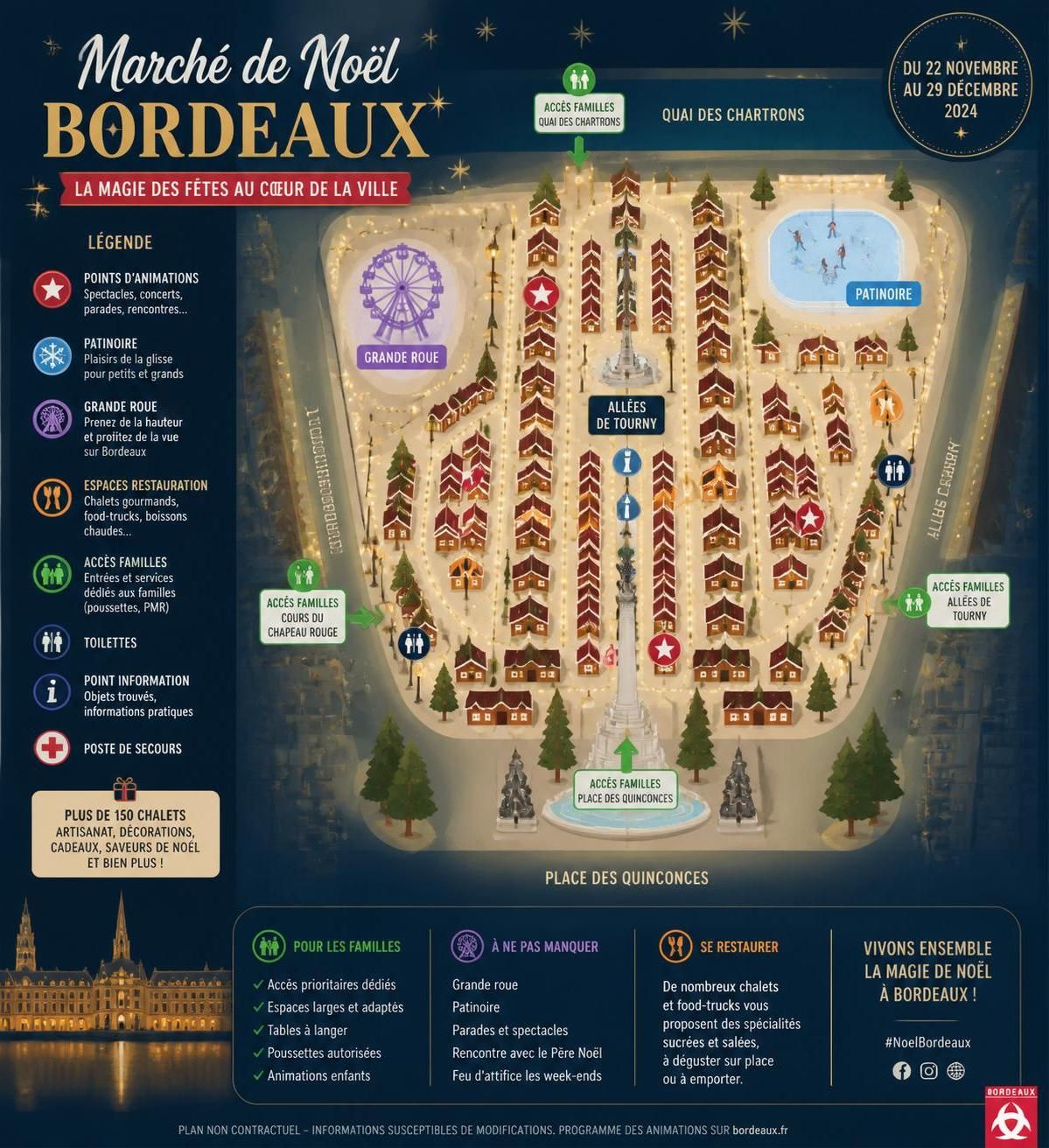 découvrez le marché de noël de bordeaux 2026 : programme complet, animations pour enfants et astuces pour profiter en famille d'une ambiance festive et chaleureuse.
