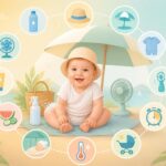 découvrez 12 conseils essentiels pour protéger votre bébé de la chaleur durant son premier été et assurer son confort et sa sécurité face aux fortes températures.