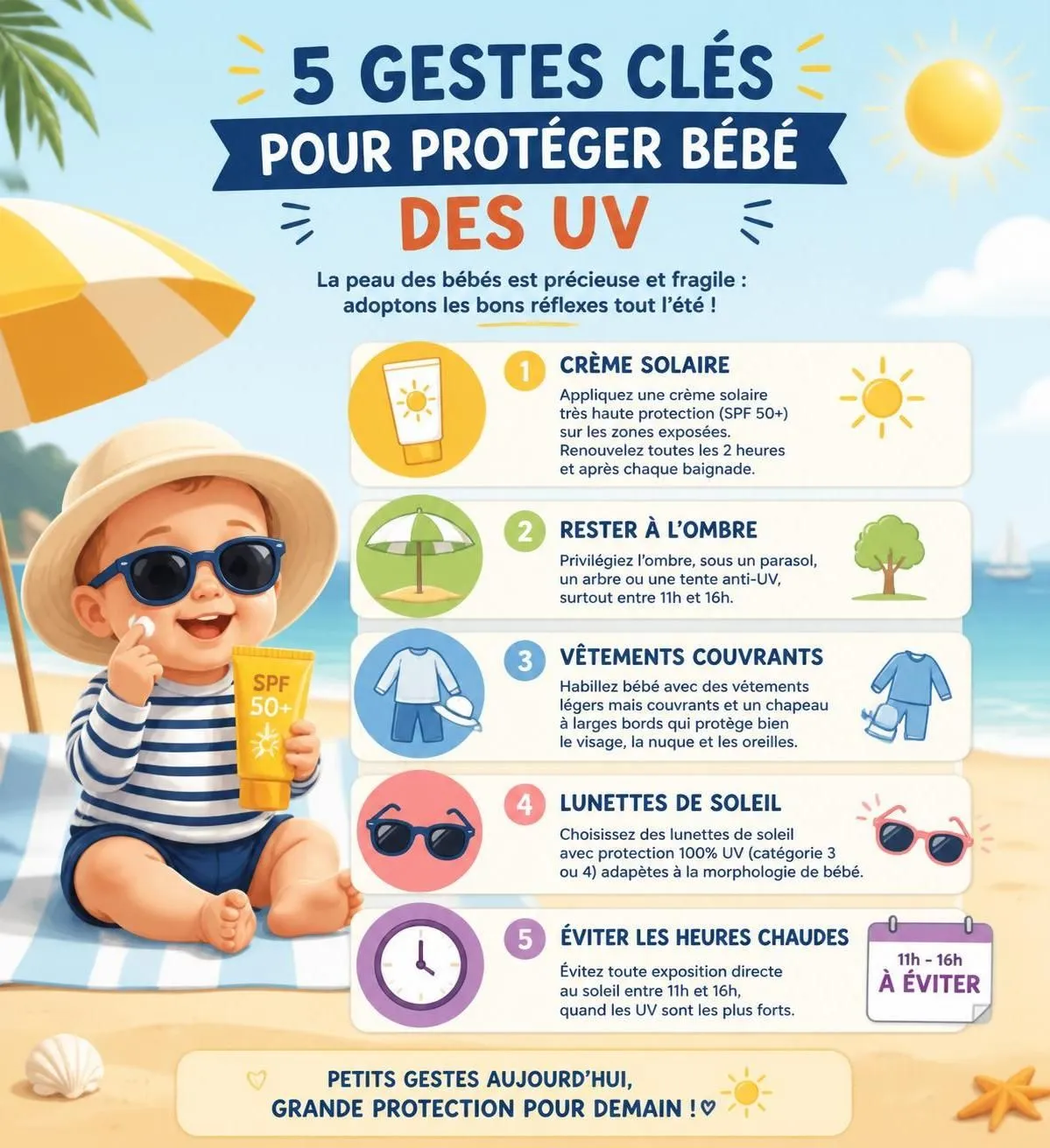 découvrez 12 conseils essentiels pour protéger votre bébé de la chaleur lors de son premier été et assurer son confort et sa sécurité.