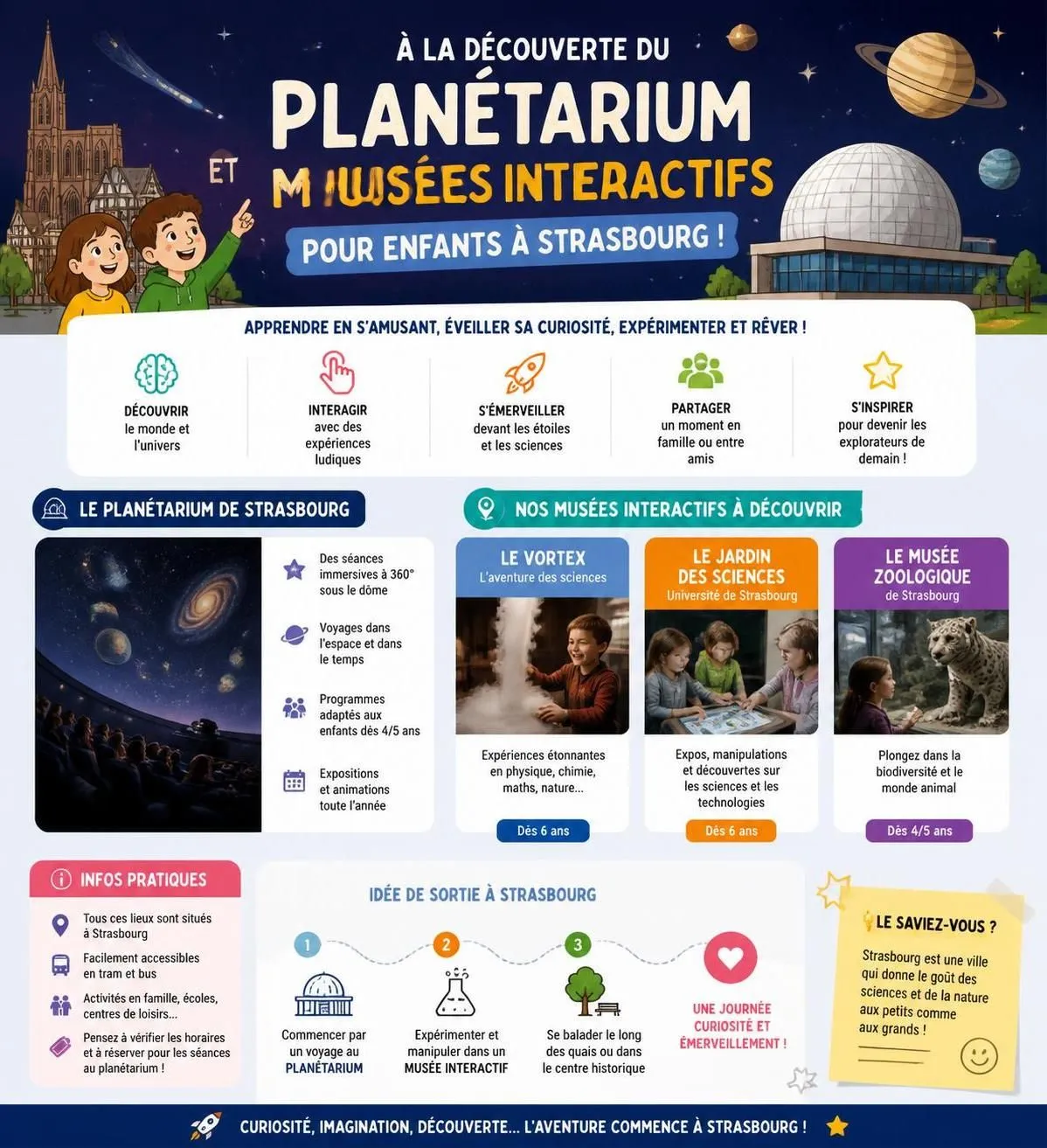 découvrez les meilleures activités et sorties à strasbourg pour toute la famille. idées amusantes et adaptées aux enfants pour profiter pleinement de votre séjour en famille.