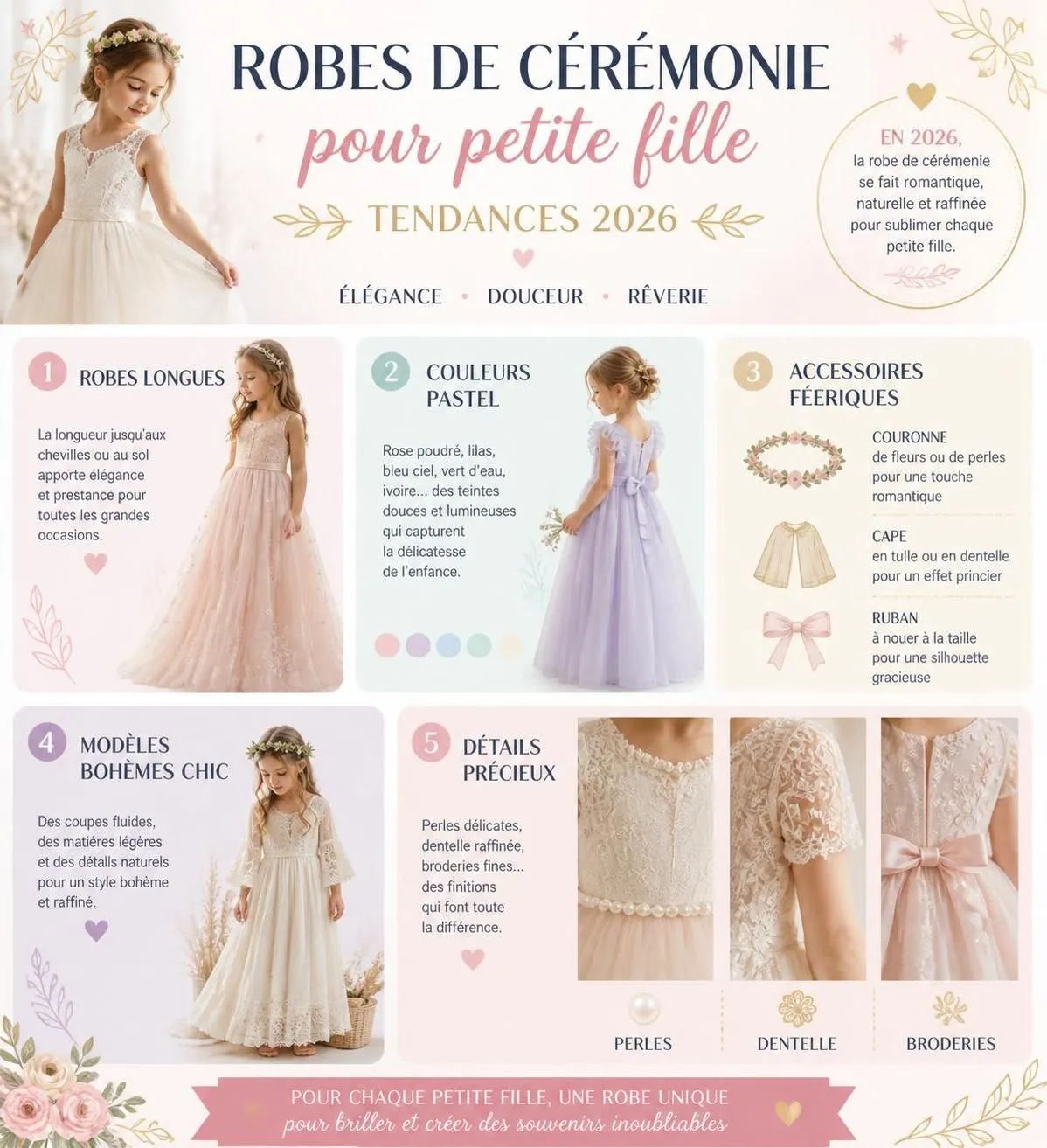 découvrez notre sélection des plus belles robes de cérémonie pour petites filles, parfaites pour un mariage ou un baptême en 2026. élégance et confort garantis pour des moments inoubliables.