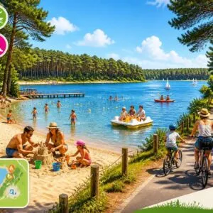 Sanguinet et le lac : la base de loisirs des Landes idéale pour des vacances en famille