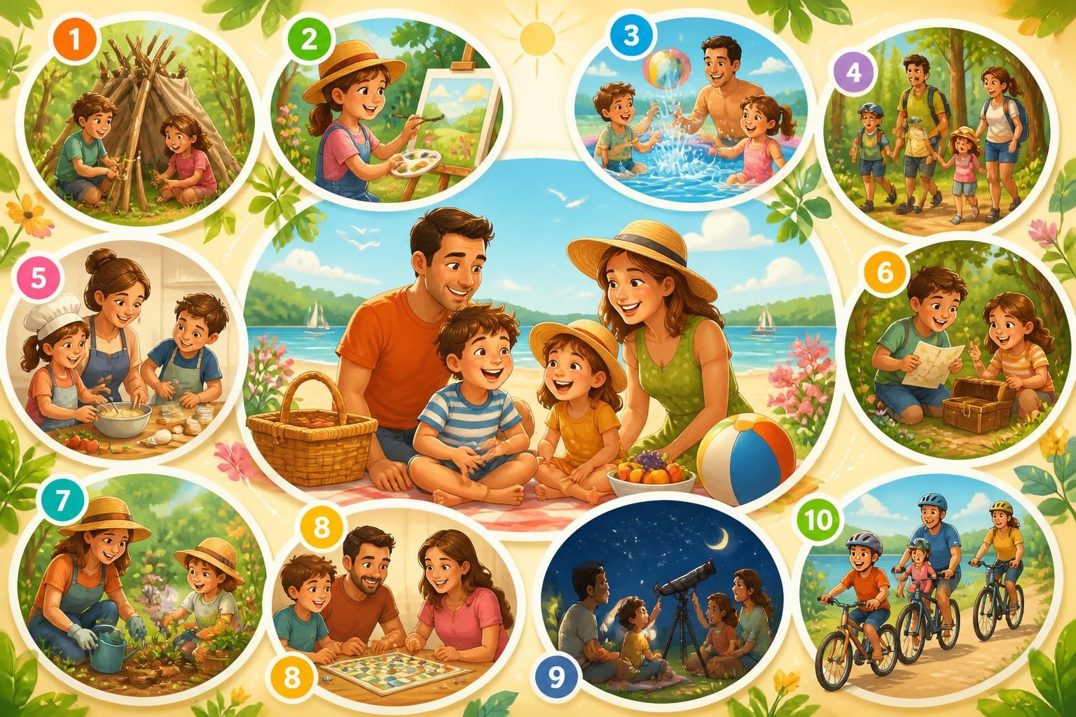 Vacances d&rsquo;été en famille : 10 activités pour occuper les enfants sans écrans