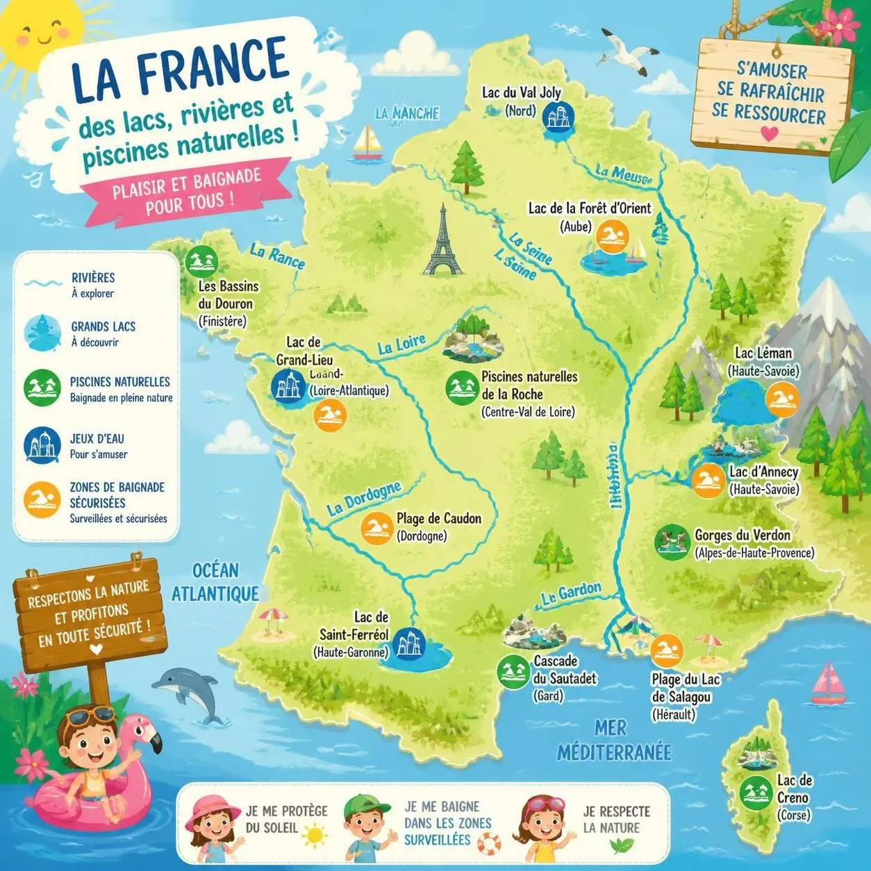 découvrez les meilleures activités aquatiques pour enfants cet été : baignades en rivières, lacs et piscines naturelles pour des moments de fraîcheur et d'amusement en pleine nature.