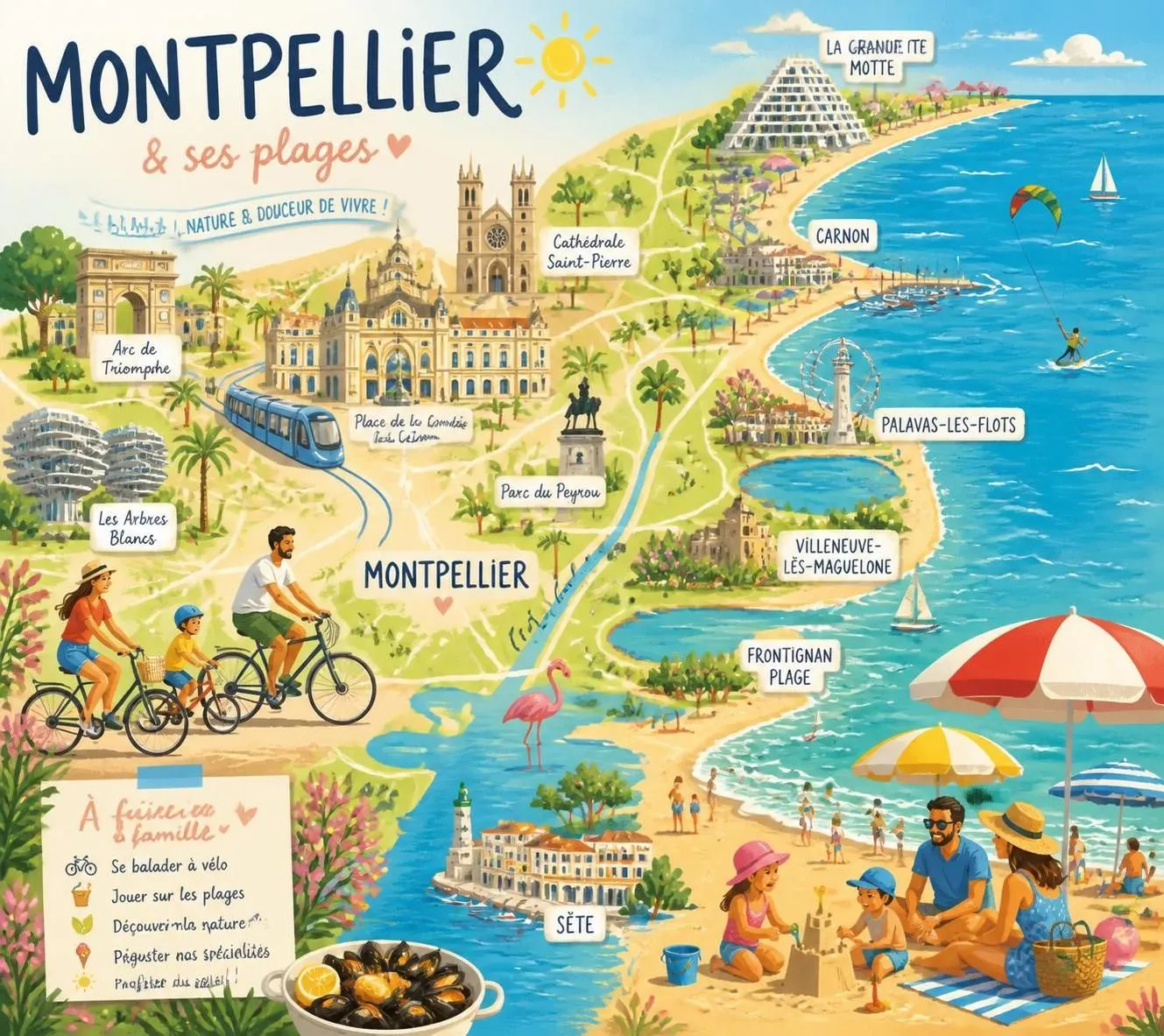 découvrez montpellier en famille : plages accessibles, musées adaptés et activités ludiques pour petits et grands, pour un séjour inoubliable avec vos enfants.