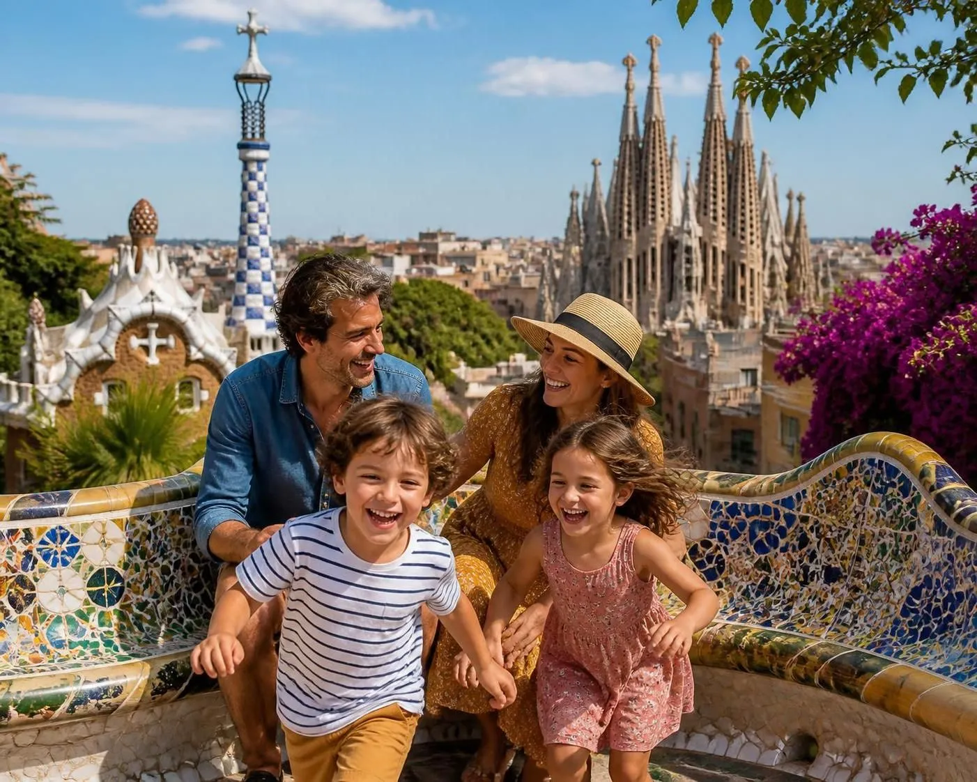 découvrez barcelone en famille avec vos enfants : explorez les œuvres colorées de gaudí, profitez des parcs ludiques et détendez-vous sur les plages pour une escapade inoubliable.