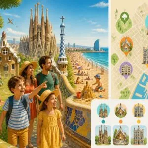 Barcelone avec des enfants : Gaudí, parcs et plages pour une escapade réussie en famille