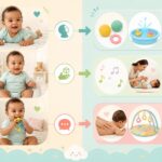 découvrez les capacités de bébé à 5 mois et les activités d'éveil recommandées pour stimuler son développement moteur et sensoriel.