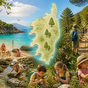 Corse avec des enfants : plages secrètes, forêts et activités nature pour petits aventuriers