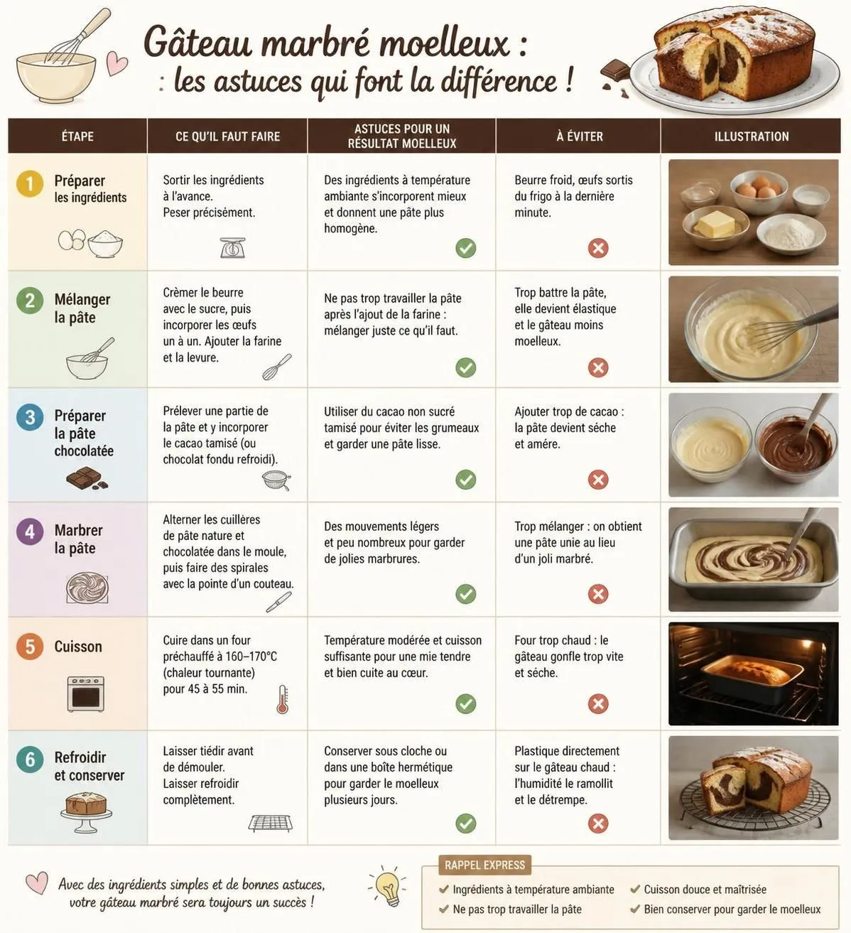 découvrez la recette classique du gâteau marbré maison, moelleux et savoureux, parfaite pour partager un moment gourmand avec les enfants qui adorent cuisiner.