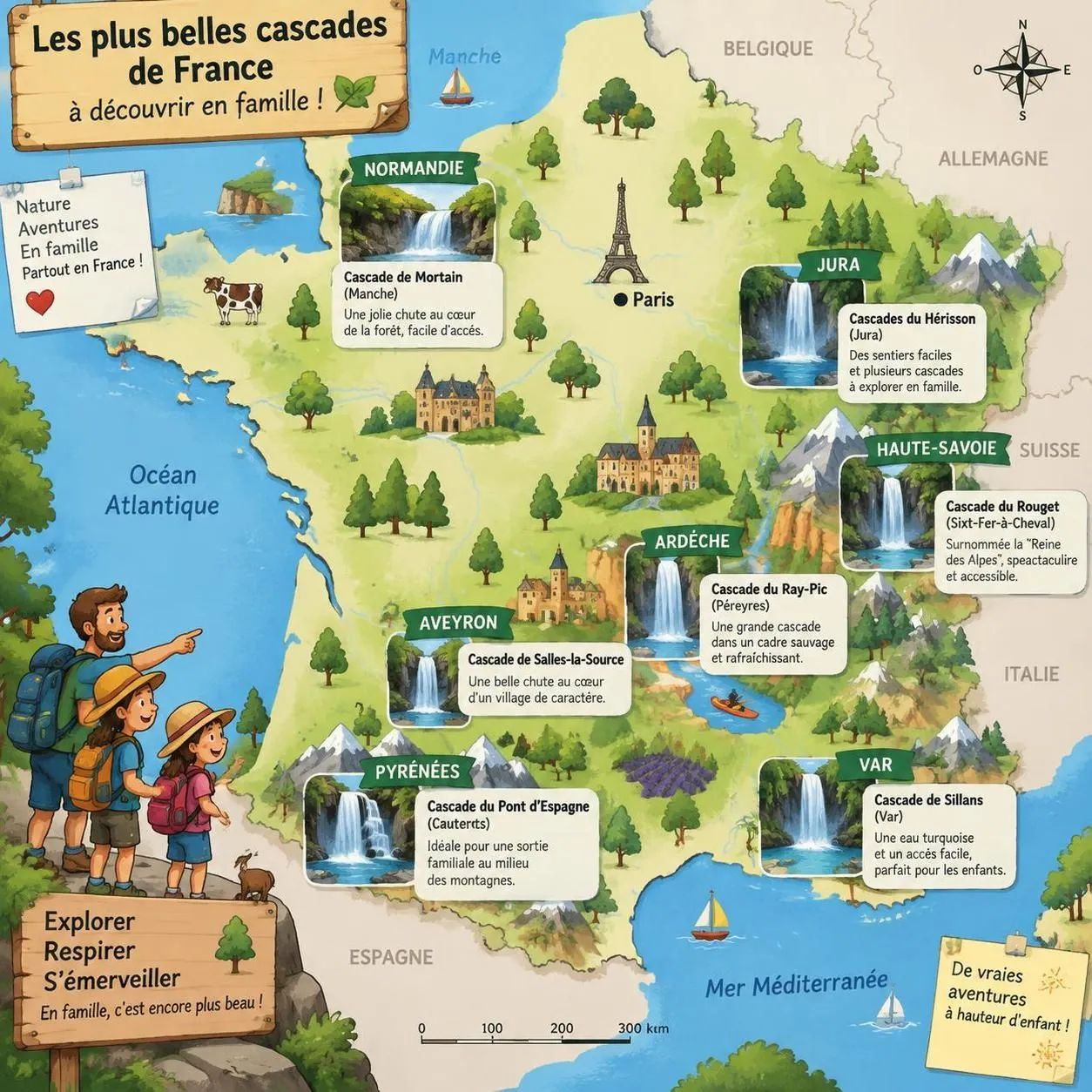 découvrez les plus belles cascades de france à explorer en famille : des balades accessibles et des paysages féeriques à partager avec les enfants.