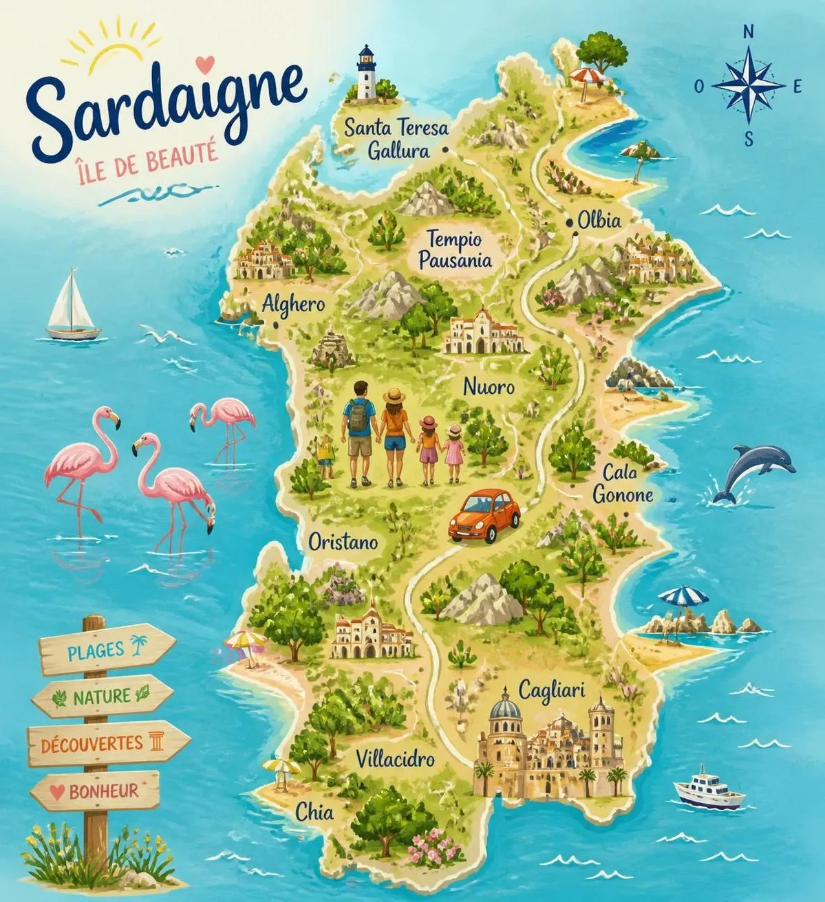 découvrez la sardaigne en famille avec des enfants : profitez de ses plages cristallines, d'activités nature variées et d'un séjour idéal pour petits et grands.