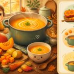 découvrez une recette simple et délicieuse de soupe au potimarron, idéale pour les enfants. une veloutée d'automne douce et réconfortante à préparer en quelques étapes faciles.