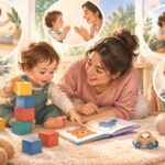 à 18 mois, découvrez les étapes clés du développement de bébé, ses premiers mots et des idées simples pour stimuler son langage, sa motricité et son autonomie.