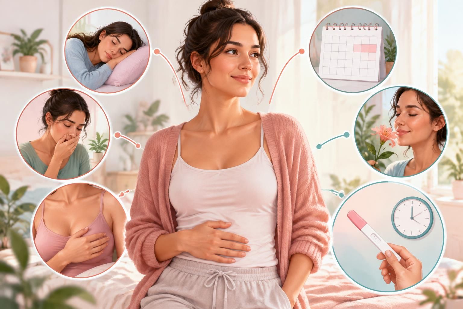 Les premiers signes de grossesse : symptômes précoces et quand faire le test